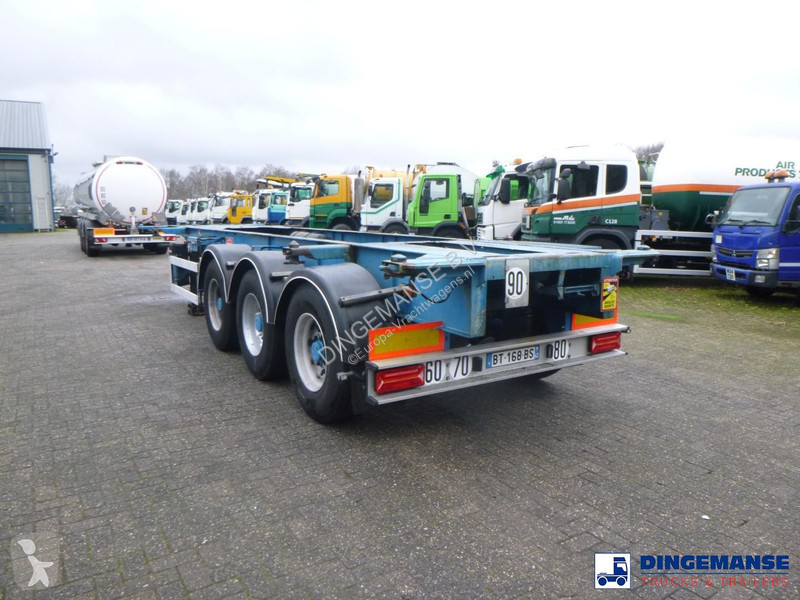 نصف مقطورة Fruehauf 3-axle container chassis...