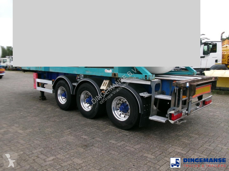 نصف مقطورة Van Hool 3-axle container trailer + ADR