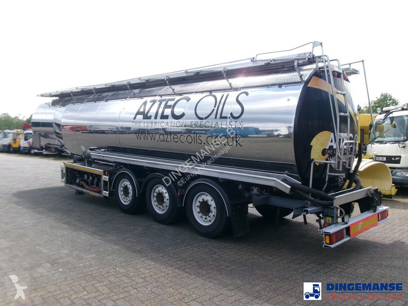 Semiremorca Magyar Heavy oil tank inox 37 m3 /...