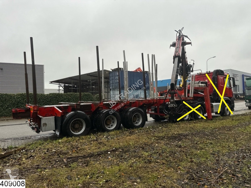 نصف مقطورة Billaud Chassis Wood transport,...