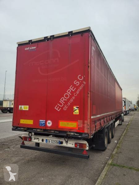 Semitrailer Krone centinato alla francese