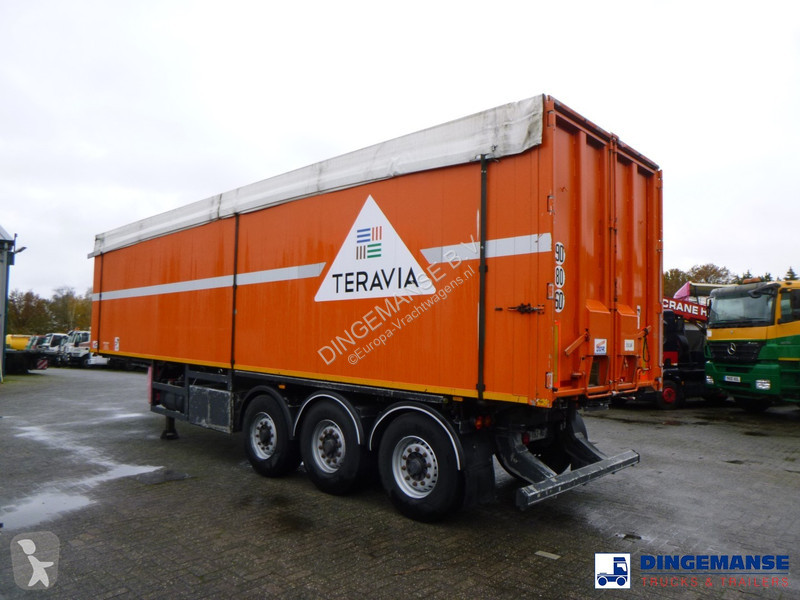 نصف مقطورة Tipper trailer alu 59 m3 + tarpaulin