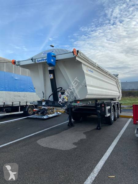 Semitrailer Lecitrailer Benne TP acier 26m3 DISPO