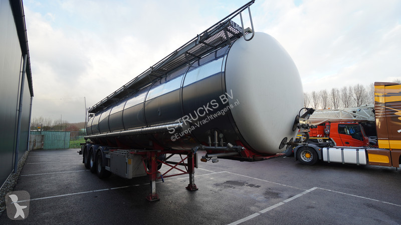 Sættevogn Burg 3 AXLE TANK CHEMIE TRAILER...