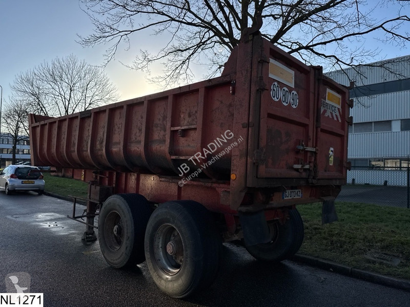 Oplegger Fruehauf kipper 17 M3, Steel Suspension