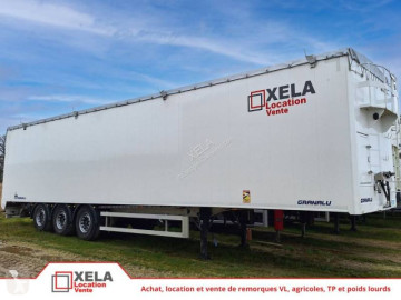 Semitrailer flak rörligt underlag Granalu