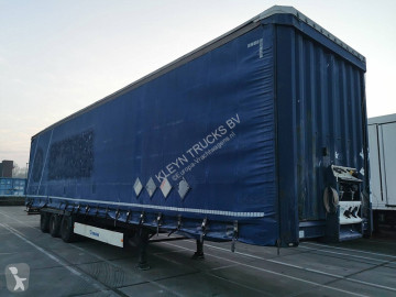 Semitrailer skjutbara ridåer (flexibla skjutbara sidoväggar) Krone