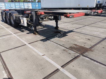 Semi remorque porte containers Van Hool