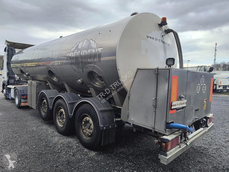 Oplegger Maisonneuve 29000L INSULATED INOX TANK...