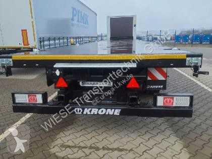 نصف مقطورة Krone Plateau-Auflieger - Lenkachse...