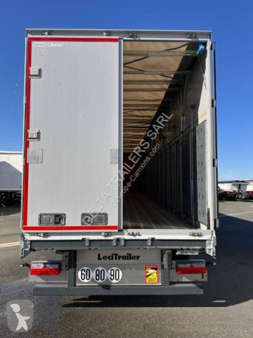 Semitrailer skjutbara ridåer (flexibla skjutbara sidoväggar) Lecitrailer ny