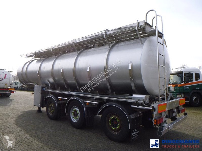 Semiremorca Burg Food tank inox 30.3 m3 / 3 comp
