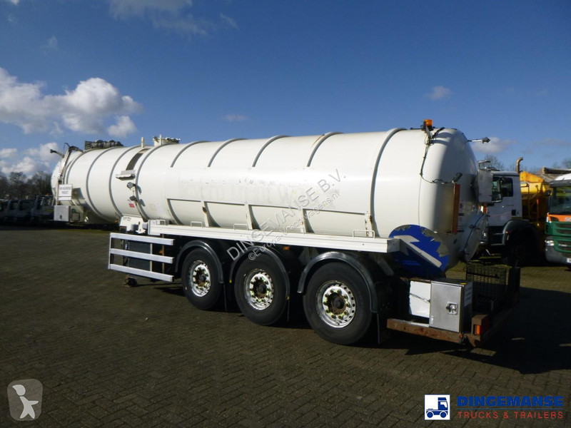 Semi remorque  Vacuum tank inox 29 m3 / 1 comp...