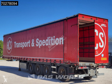 Semitrailer skjutbara ridåer (flexibla skjutbara sidoväggar) AMT Trailer