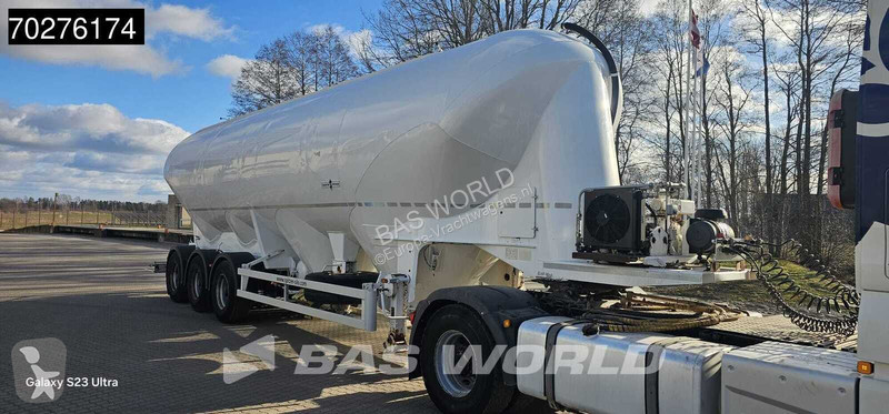 Sættevogn Spitzer SF2755/4P 3 axles 55m3 Liftachse