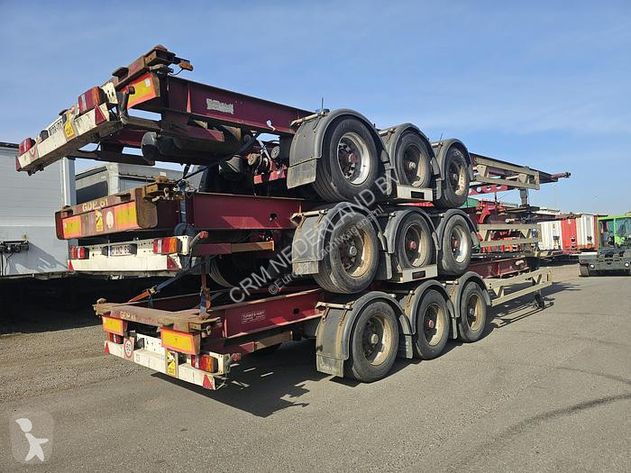 Sættevogn  40/45 ft container chassis bpw drum...