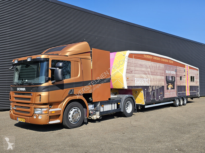 Sættevogn Scania P 280 + trailer - 2 X SIDE OUT...