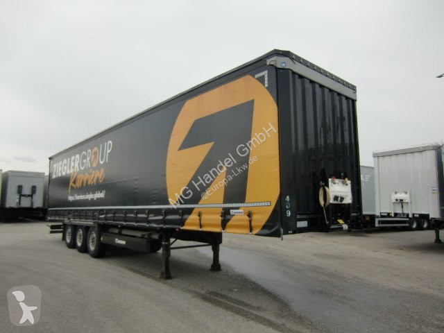 Semitrailer Krone SD Planenauflieger Liftachse,...