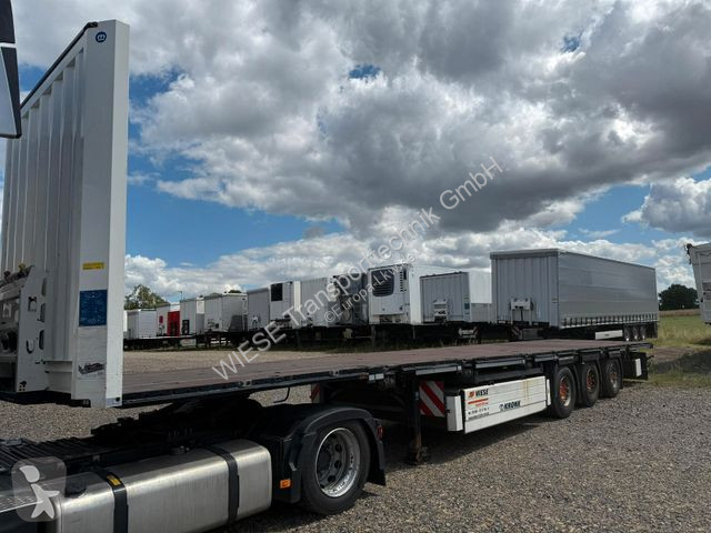 Semitrailer Krone 27 Mega Stahlmatten Auflieger