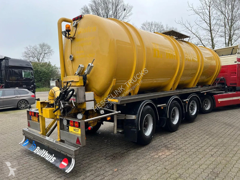 Oplegger Burg 36m3 Mestoplegger Geijkte weging...