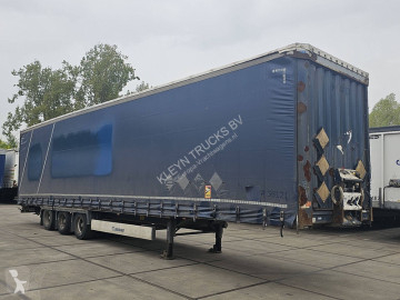 Semitrailer skjutbara ridåer (flexibla skjutbara sidoväggar) Krone