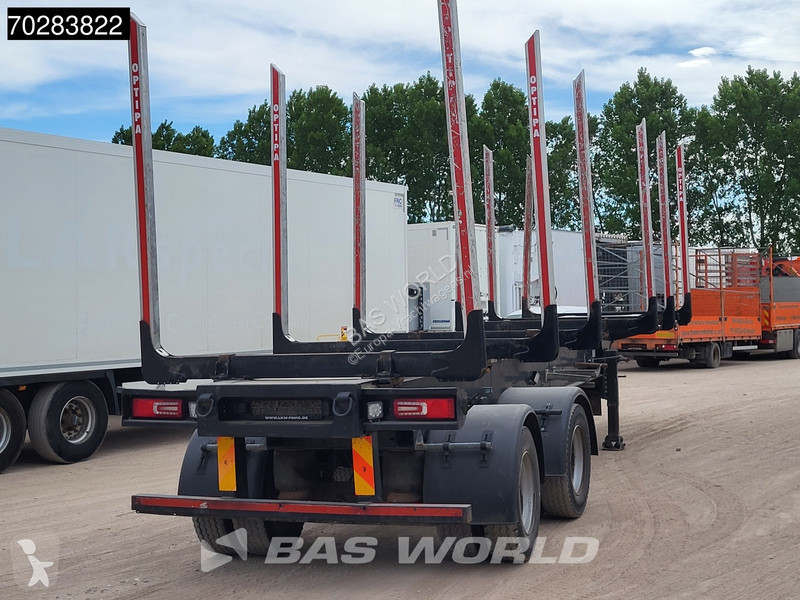Oplegger  HTS20TRI Lenkachse Holz Wood