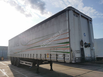 Semitrailer skjutbara ridåer (flexibla skjutbara sidoväggar) Van Hool
