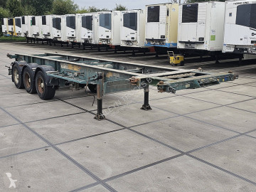 Semi remorque porte containers Van Hool