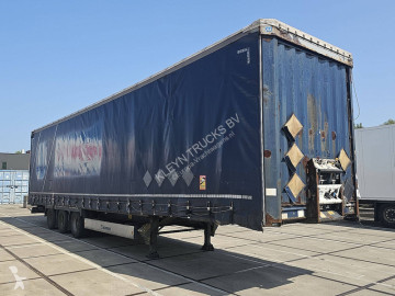 Semitrailer skjutbara ridåer (flexibla skjutbara sidoväggar) Krone