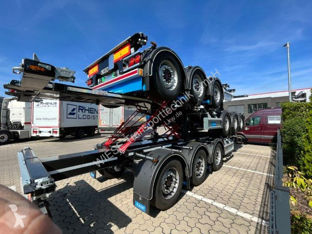 Semitrailer D-TEC Containerchassis Flexitrailer