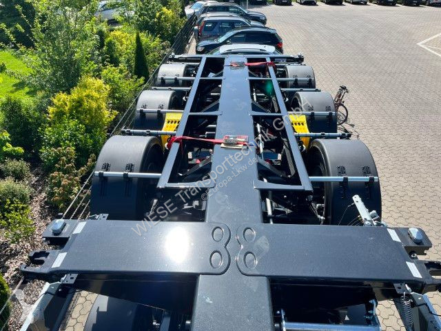 Semitrailer D-TEC Containerchassis Flexitrailer