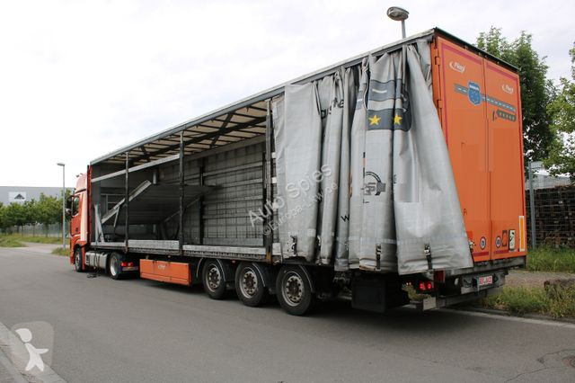 Semitrailer Fliegl SDS 350 SAF Lift TOP Rampen...