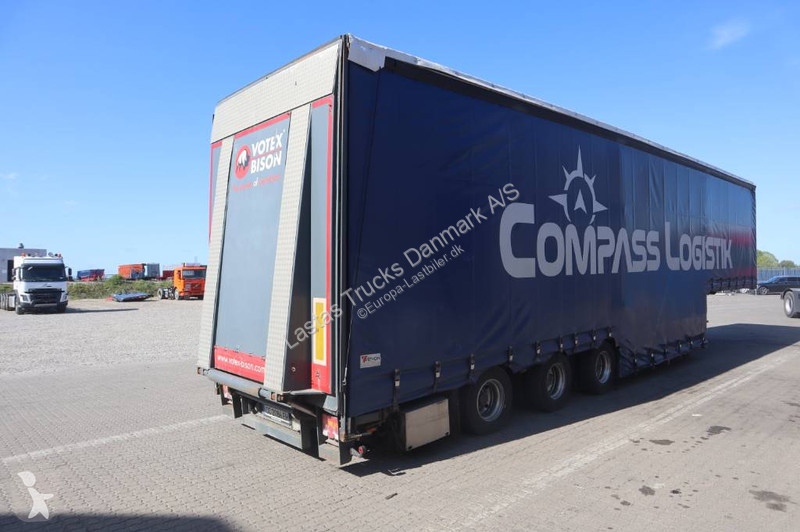 Oplegger Kromhout Curtain stepdeck/Plane...