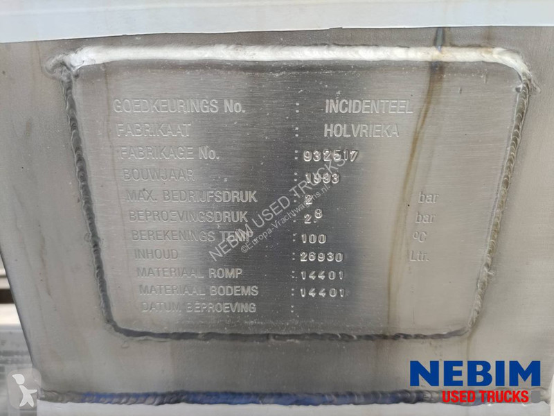 Semi reboque Burg BPDO 12-27 Z - 26.930Ltr