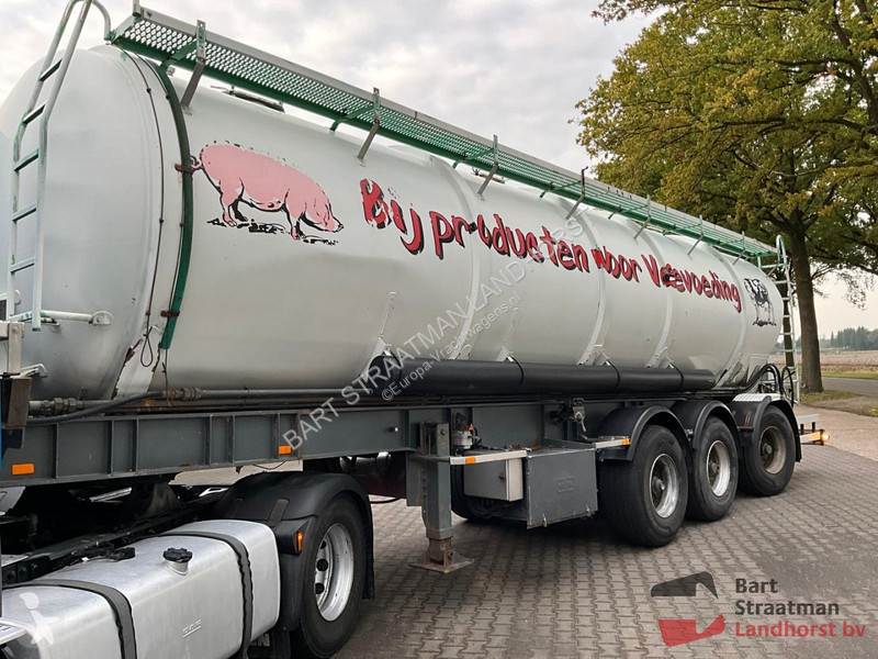 Semiremorca Van Hool 3G0015 Mesttrailer RVS Met...