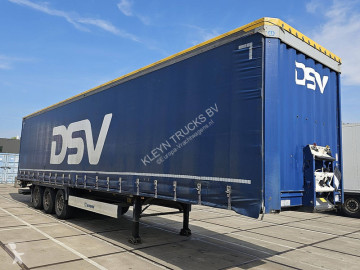 Semitrailer skjutbara ridåer (flexibla skjutbara sidoväggar) Krone