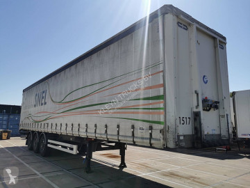 Semitrailer skjutbara ridåer (flexibla skjutbara sidoväggar) Van Hool