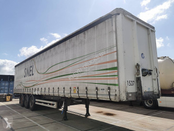Semitrailer skjutbara ridåer (flexibla skjutbara sidoväggar) Van Hool