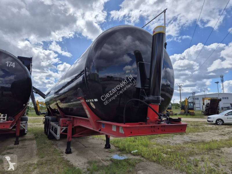 Semi reboque Feldbinder KIP 66.3 Silo tank / 66...