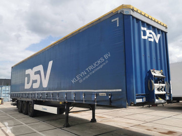 Semitrailer skjutbara ridåer (flexibla skjutbara sidoväggar) Krone