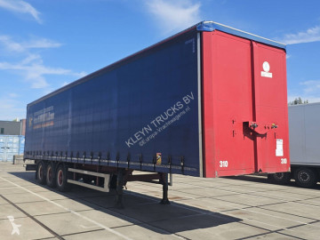 Semitrailer skjutbara ridåer (flexibla skjutbara sidoväggar) Renders