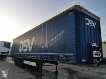 Semitrailer skjutbara ridåer (flexibla skjutbara sidoväggar) Krone