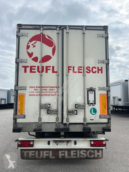 Semitrailer Menci Fleischkühler Rohrbahnen,...