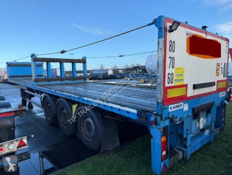 Semitrailer Kaiser PLATEAU 3 ESSIEUX 12,80M
