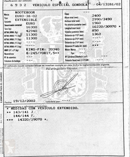 نصف مقطورة Nooteboom 38-02