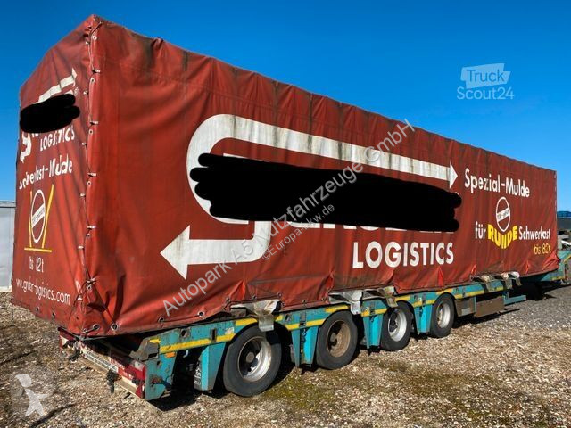 Semitrailer  Aufbau Plane Coilmulde Abnehmbar