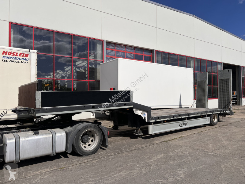 Släp Fliegl SES210 1 Achs Satteltieflader