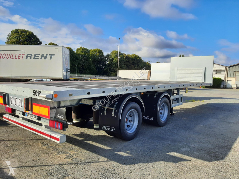 Semitrailer Trouillet DISTRIPLATEAU AVEC ESSIEU...