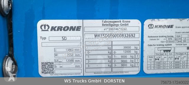 Návěs Krone SDP27 Coil Profiliner Edscha