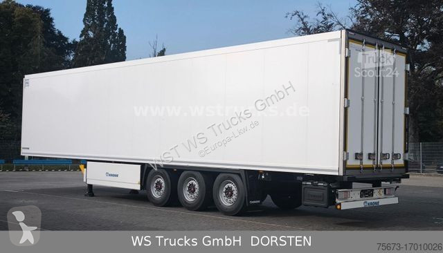 Semitrailer Krone Kühlauflieger Carrier Vector...